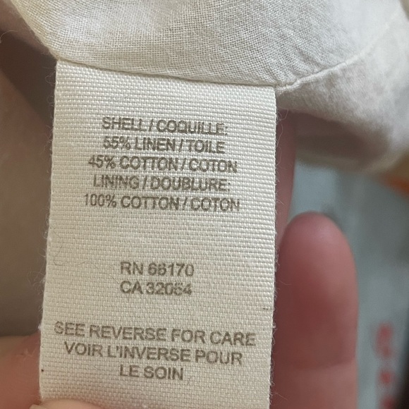 Free People FP Linen Blend Red Orange Green Bubble Skirt Smocked Tiered Design - Picture 5 of 7